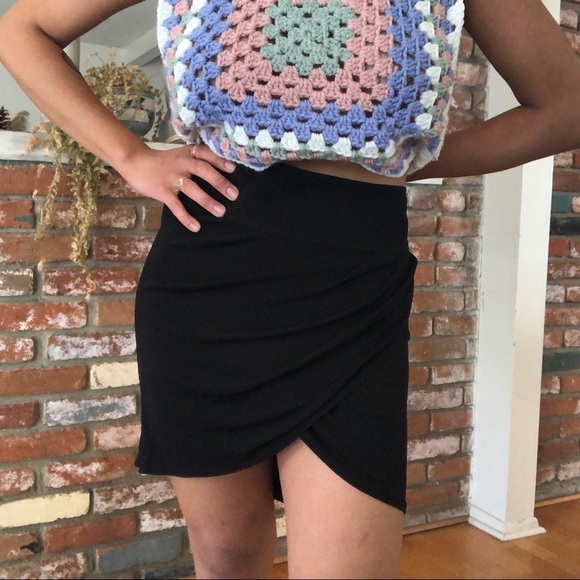 Celine Flounce Minimal Mini Skirt - Picture 1 of 7